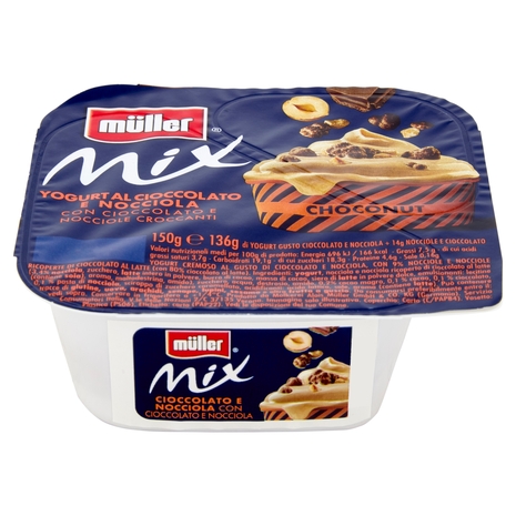 Mix Yogurt Cioccolato e Nocciola, 150 g